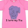 thumbnail image 4 of Inktastic I Love My Tia Elephant Purple Boys or Girls Baby Bodysuit, 4 of 5