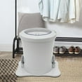thumbnail image 6 of Manual Clothes Dryer Portable Mini Dryer Foot Powered Compact Spin Dryer Machine Non Electric Laundry Dryer for RV Camping Apartment Dorm(White), 6 of 16
