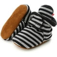 thumbnail image 3 of Baby Booties Infant Newborn Boys Girls Slippers Warm Crib Sock Shoes Indoor First Walker Prewalker, 3 of 7