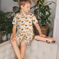 thumbnail image 4 of Balery Dachshund Conjunto de Pijama Infantil de Manga Corta con Estampado – Ropa de Dormir de Algodón Suave-X-Large, 4 of 6