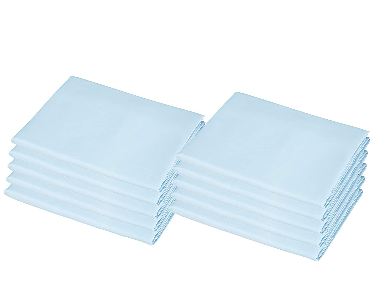 Company 10Piece 100 Cotton Percale Day Care Mat Sheet, Blue, 24" x 48