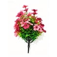 thumbnail image 2 of Artificial Orange Mum Topiary Outdoor Fall Decor with Ground Stake for Porch, Garden Planters, 2 of 7