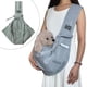 thumbnail image 1 of Portador de mascotas bolso de mano hombro para gato con correa bolso Reisen im Freien para llevar cachorro de perro pequeño Grey 75x50cm Perfecl, 1 of 7