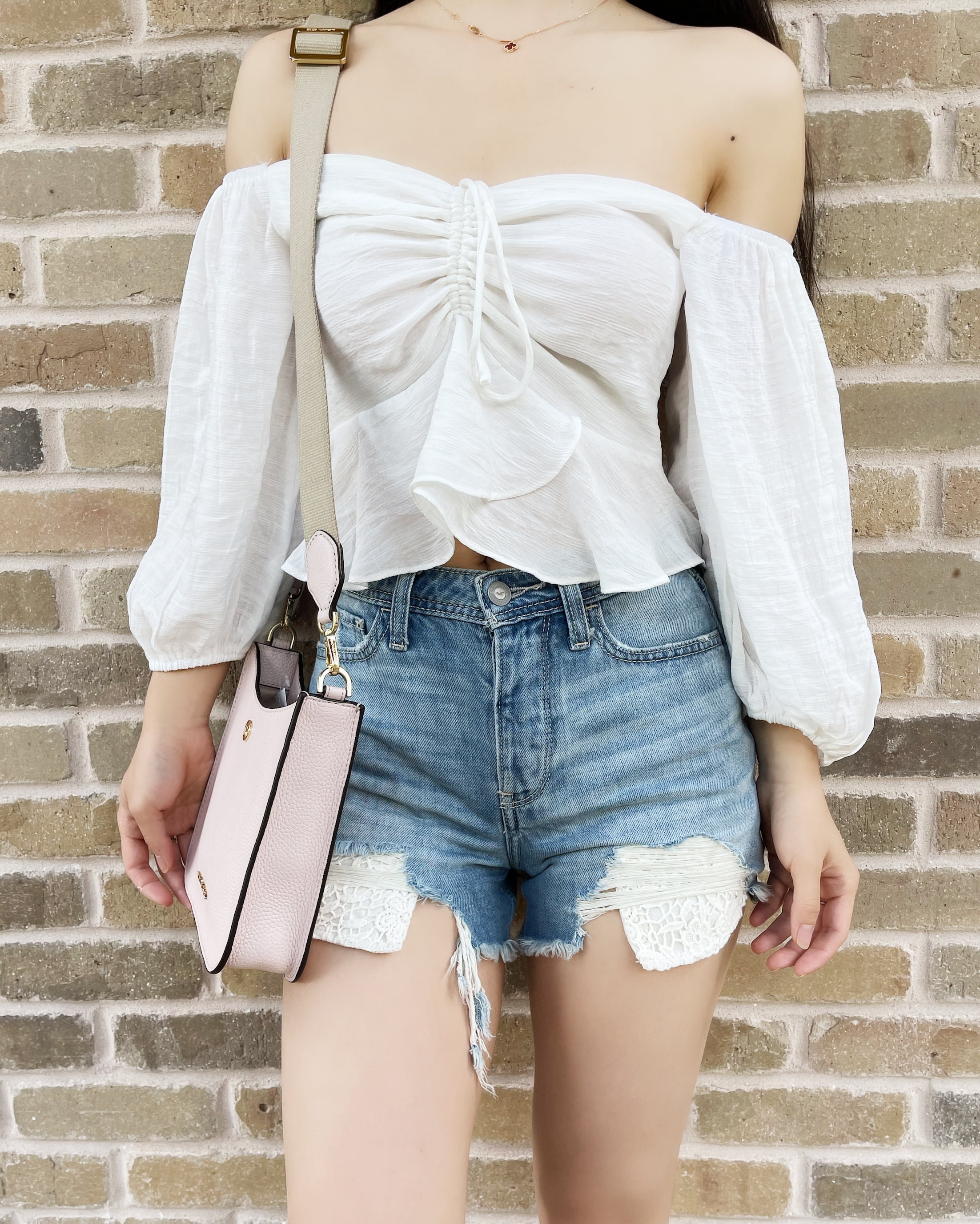 michael kors briley small pebbled leather messenger bolsa