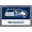 Black Framed Version, variant on NFL Seattle Seahawks - Logo 21 Wall Poster, 22.375" x 34", Framed