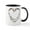 White/Black Inside, variant on CafePress - Barbed Wire Heart Mug - 11 oz Ceramic Mug - Novelty Coffee Tea Cup