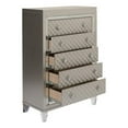 thumbnail image 3 of Champagne Silver Wood 5 Piece Set with Vanity and California King Bed, 3 of 4