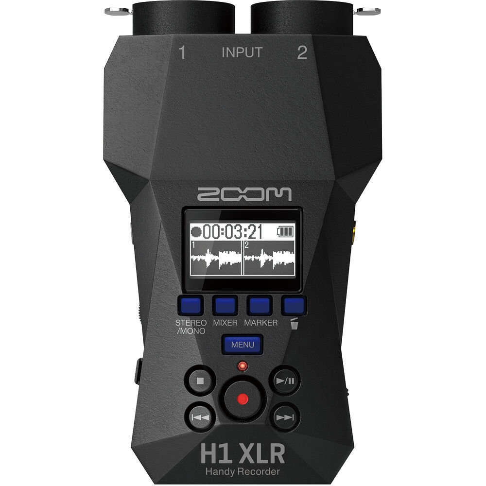 Zoom H1 XLR Portable Audio Recorder for Video Bundle With MDR-7506 Professional Stereo Headphones + Extreme Pro 64GB microSDXC Memory Card + USB Card Reader + More