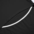 thumbnail image 6 of Women's Casual Tennis Dress for Everyday Wear Mid Length Sleeveless Ribbed Crew Neck Vest Split With Cut Out Detailing Black S, 6 of 8