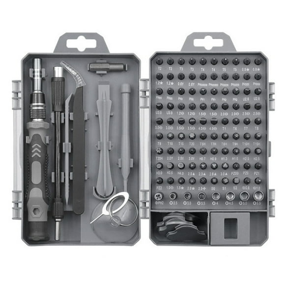 115pcs Screwdriver and Bit Set Multiple Screw Driver Bits Manual Repairing Tool for Phone Electronic Device