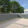 thumbnail image 1 of Paradise Balcony Privacy Screen Cover 3' X 88' Perfect For Outdoor Backyard Deck Pool Porch Gardening Fence  Rails Protection Green And White Custom With Zip Ties, 1 of 2
