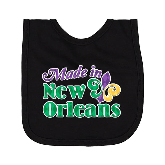 Inktastic Made in New Orleans Newborn Bib