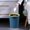 blue_Free Size, variant on Gnmfd Trash Can Large Kitchen Plastic Waste Basket, Round Lidless Home Garbage Bin for Bedroom Bathroom Office Study Room, Multi-Room Corner Use