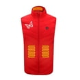 thumbnail image 6 of Odeerbi Lightweight Heated Vest with 4 Heating Zones for Men Women Winter Warm USB Rechargeable Heated Jacket Butterfly Print Plus Size Heating Windproof Coat Red without Power Bank, 6 of 8