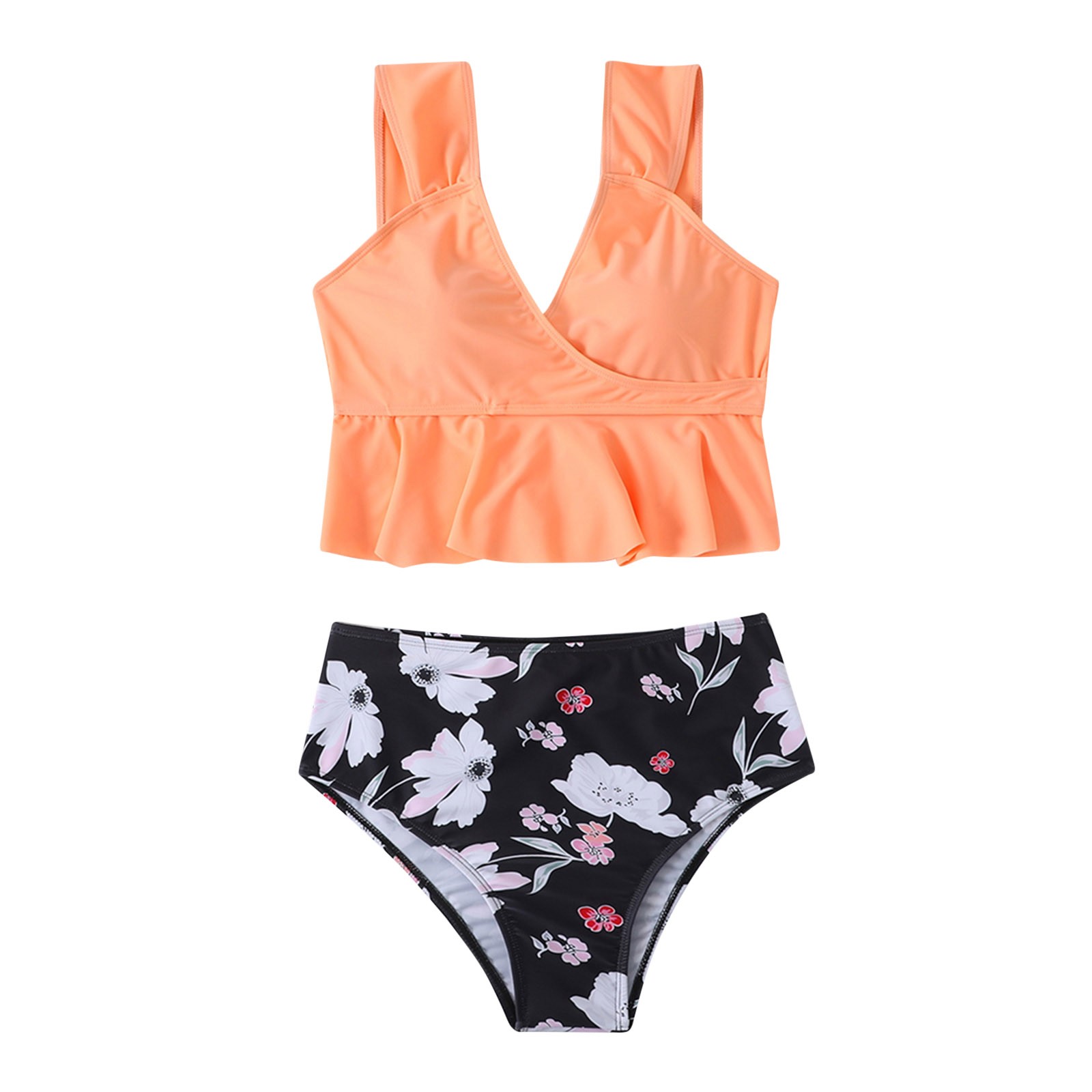 Cathalem Womens Swimsuits Bikini Set Push up Teens Swimsuit Vintage Set