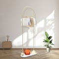 thumbnail image 3 of Arch Frame Anti-Slip Garment Rack Metal Clothing Hanger Freestanding Rack Metal Bedroom Clothing Hanger Freestanding Garment Rack Display Stand Stylish Portable Clothing Rack Gold Clothes Rack, 3 of 17