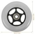 thumbnail image 2 of SEWACC Roue de Fauteuil Roulant Fonctionnement Fluide et Silencieux Gris 1 Paire, 2 of 8