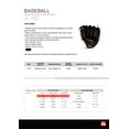 thumbnail image 7 of barnett 10.2" JL-102 Series Baseball Glove, Right Hand Throw, 7 of 7