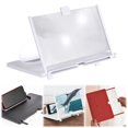 thumbnail image 1 of Mobile Phone Magnifier Projector Screen, 2026 New 8.6" Screen Magnifier Projector, HD Magnifying Projector Screen Amplifier Stand for All Phones Movies Video Gaming (White,(HD)), 1 of 9