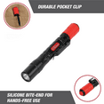 thumbnail image 6 of Hyper Tough 120-Lumen Penlight with 3 Modes, White, Red, UV, IPX4 Water Resistant, 6 of 11