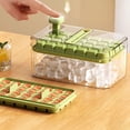 thumbnail image 4 of Ice Tray with Lid and Bin, Portable Ice Press Mold, Stackable Ice Trays for Freezer with Easy-Release Bottom, Quick Freezing Ice Box for Household Freezer Counter Storage, 4 of 8
