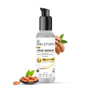The Skin Story Anti-Frizz Hair Serum Non-Sticky|Protection&Shine|For Dry,Flyaway&Frizzy Hair|Uv Protection With Argan Oil,Almond Oil&Vitamin E|Controls Frizz|Smoothes&Repairs|Parab