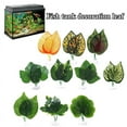 thumbnail image 2 of Aquarium Artificial Leaves Betta Hammock Fish Resting Beds Leaf Plant Tanks, 2 of 13
