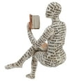 thumbnail image 4 of Reading Woman Figurine, Weather Resistant Vivid Textures Innovative Reading Woman Ornament  For Dining Table B, 4 of 8