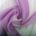 thumbnail image 2 of Legacy Decor Chiffon Sheer Groomed Curtain Pair, Purple, 54 in x 84 in, Set of 2, 2 of 3