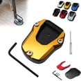 thumbnail image 1 of HUGFEGWE Motorcycle Kickstand Pad,Motorcycle Kickstand Shoe,Motorcycle Kickstand Plate,Motorcycle Kickstand Foot Side Stand Extension Pad Support Plate,Kickstand Foot Plate Extender Accessories (E), 1 of 7