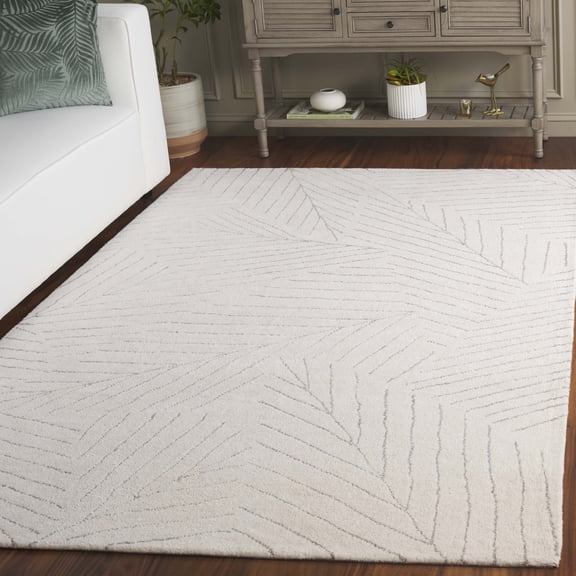 Safavieh Mykonos Emily Geometric Area Rug, Ivory/Gray, 5' x 8'