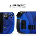 thumbnail image 5 of Design Skinz - Compatible with Steam Deck - Skin Decal Protective Scratch-Resistant Removable Vinyl Wrap Cover - 3D Blue Abstract Paper Cuts V1, 5 of 5