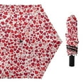 thumbnail image 4 of ALAZA Many Hearts UPF 50+ Compact Folding Umbrella for Rain Travel Umbrella Packable, 4 of 8