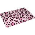 thumbnail image 3 of Pink Leopard Print Doormat Front Door Rug, 24"X16" Absorbent Machine Washable Inside Door Mat, Non Slip Low-Profile Entrance Rug for Entry, Back Door, 3 of 5