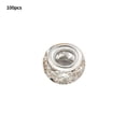 thumbnail image 6 of Lomubue 100Pcs 8mm Spacer Bead Shiny Rhinestone 6 Faux Diamonds DIY Copper Jewelry Necklace Making Handmade Accessories Handcraft Supplies, 6 of 10