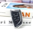 thumbnail image 2 of HUGFEGWE Protection Complète Housse de Porte-Clés TPU Compatible avec Cadillac Escalade, CTS, SRX, XT4,XT5, XT6, ATS, STS, XD6, CT4, CT5, CT6 Smart Key (Clair) U2536-21592, 2 of 5