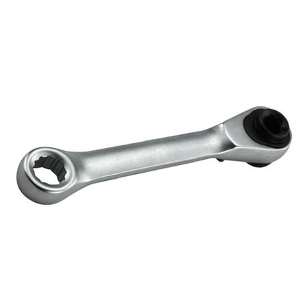 60 Teeth 1/4" Spanner Double-Ended Torque Ratchet Wrench Spanner Portable Repair Tool For Vehicle Bicycle