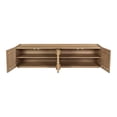 thumbnail image 4 of Moe's Home Collection Plank Solid Oak Wood 2-Doors Media Cabinet in Natural, 4 of 4