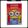 thumbnail image 1 of Juego de cartas Exploding Minions con juego de mesa, pegatinas y tatuajes, 1 of 6