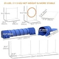 thumbnail image 3 of PawHut 7 Pcs Dog Agility Training Equipment w/ Tunnels, Adjustable Hurdles, 3 of 10