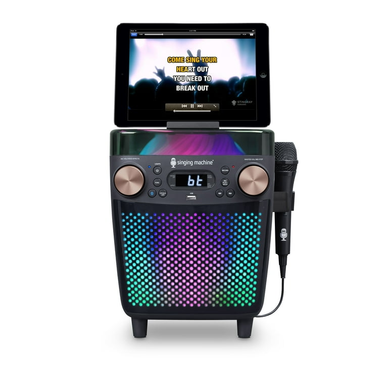 Singing Machine Fiesta Go Portable Karaoke System Black SML640 - Best Buy