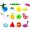 12pcs Drink Floaties, variant on 6 Pack Floating Drinks Holder for Pool Diamond Ring Inflatable Drink Holder Drink Floats for Pool Spa Hot Tubs