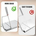 thumbnail image 6 of Stainless Steel Cheese Slicer Cutter - Multipurpose & Food with Blade, Board Accurate Size Scale for Cutting Butter Vegetables Sausage Herbs More Silver, 6 of 7