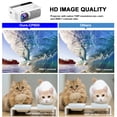 thumbnail image 3 of CP600 Proyector LCD LED 1080P Home Theater 200ANSI Lúmenes Reproductor multimedia 200 pulgadas MABOTO Proyector LCD, 3 of 6