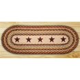 thumbnail image 1 of Burgundy Stars Oval Runner, 1 of 1