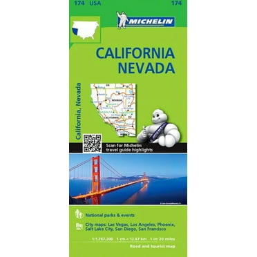 Michelin USA California, Nevada Map 174 Michelin USA California, Nevada Map 174, (Paperback)