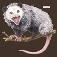 thumbnail image 3 of CafePress - Opossum Possum Animal Dark T Shirt - Men's Classic Graphic Cotton T-Shirt, 3 of 4