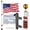 Silver, variant on Yescom EZ GO 20FT RV Flag Pole Kit, Telescoping Flag Pole with Ladder Mount, Portable Aluminum Flagpole for Travel Trailers, Camping, Tailgate Party, Silver