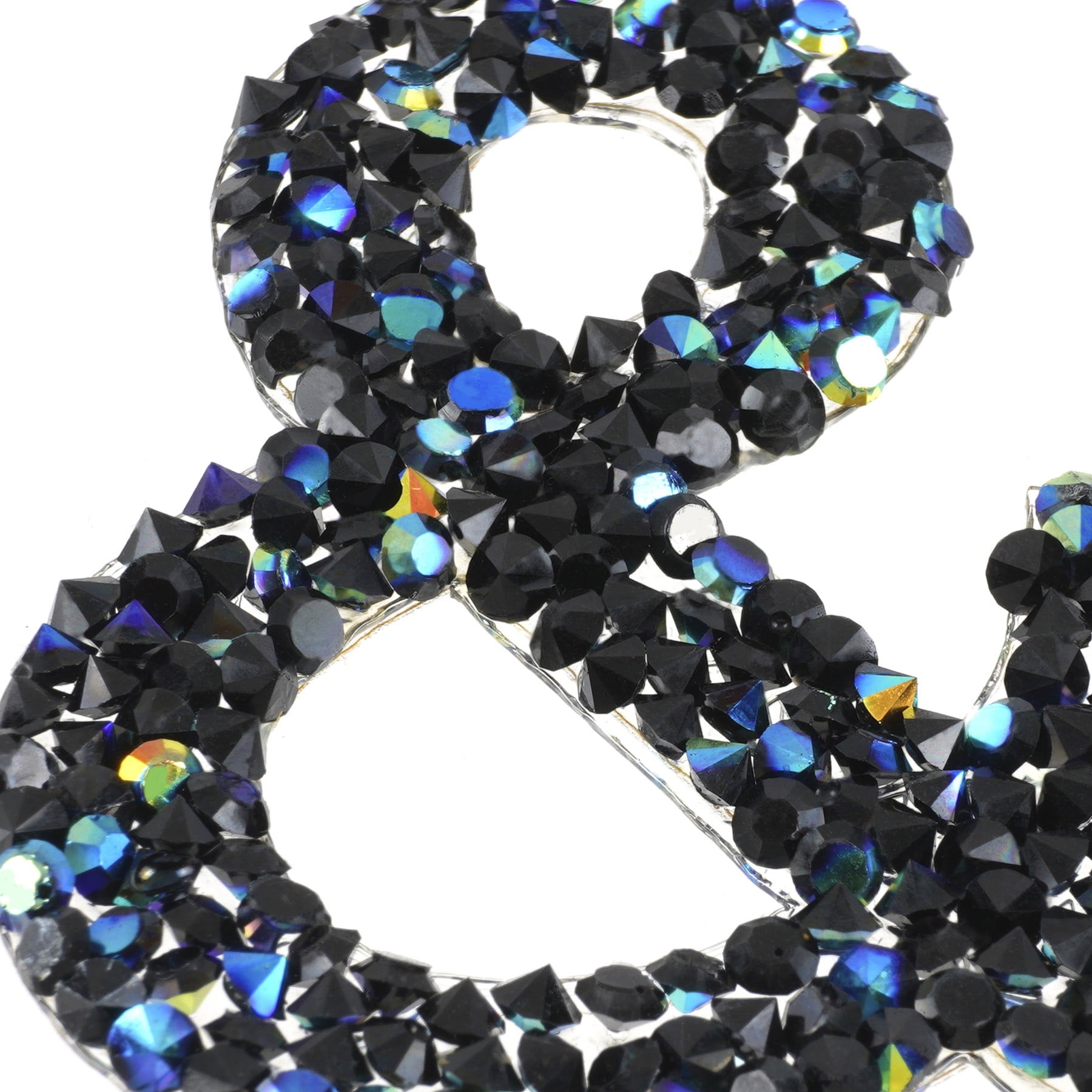 Recollections Black AB Letter Bling Sticker, 12 Pack