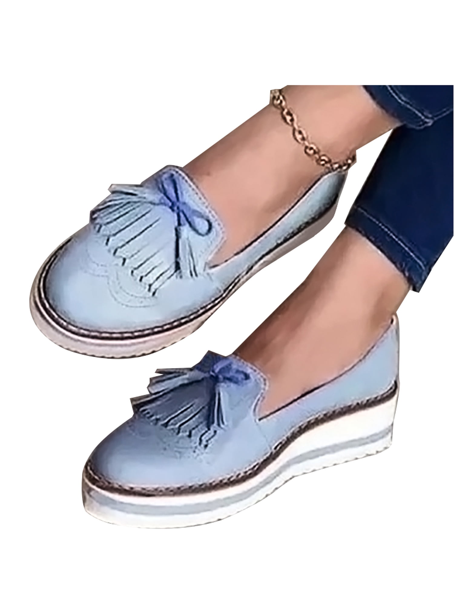 Flats Lace Up Sneakers for Womens Lightweight Nursing Shoes Trainers Cute Loafer 